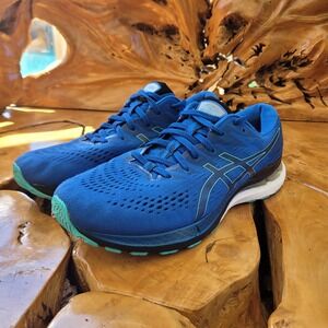ASICS Men Gel Kayano 28 Running Shoes Size 10.5 Blue Athletic Trainer Comfort